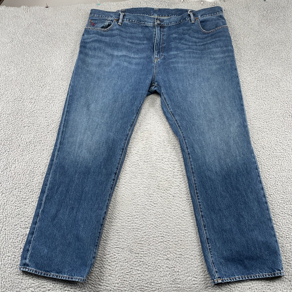 Polo Jeans Selvedge Mens 48x32 Ralph Lauren Authentic Dungarees Straight Leg